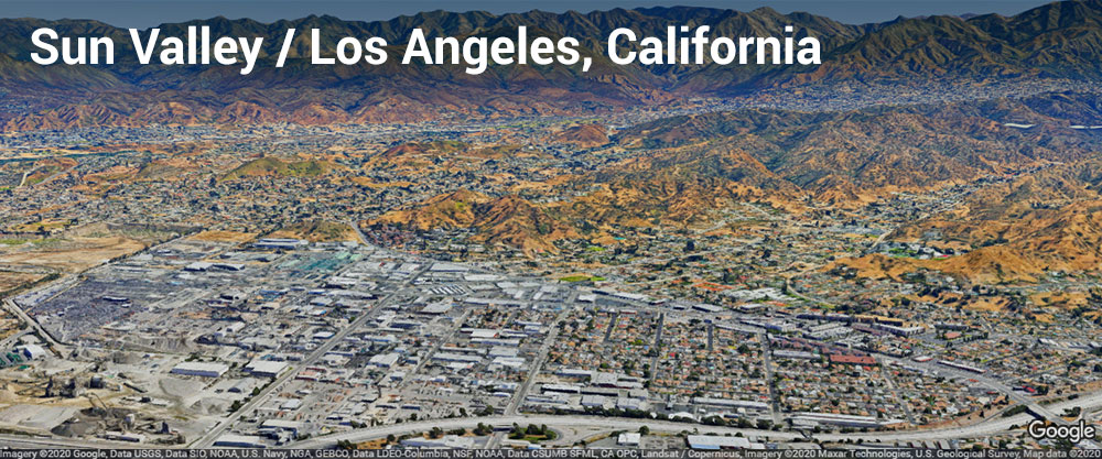Sun Valley Los Angeles California Areal